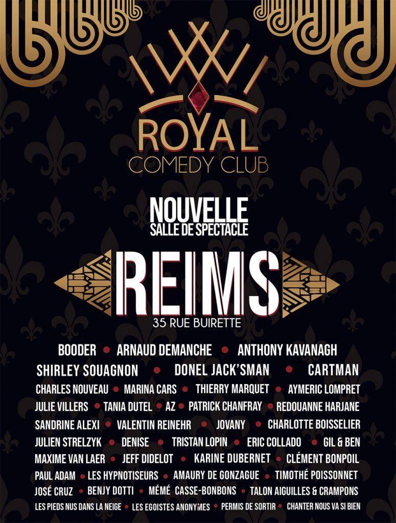 Brochure du Royal Comedy Club