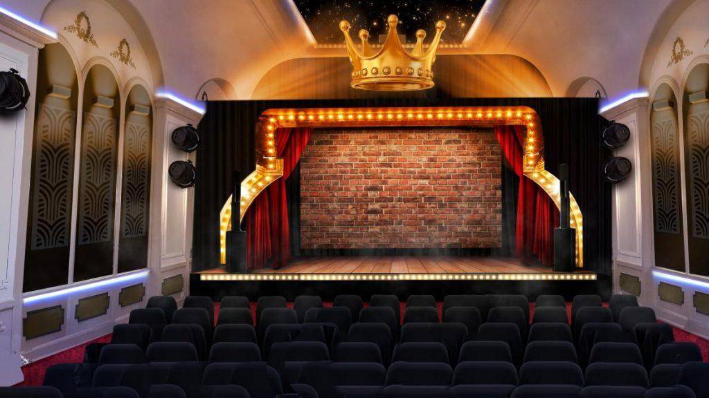 Une partie des Salons Degermann, lieu chargé d’histoire et classé, a été transformée en un lieu de culture, de divertissement et de création. - Royal comedy club